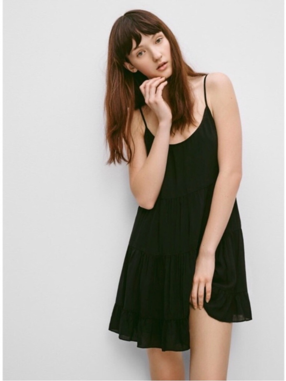 Talula Black Dress with Classic Scoop Neck
